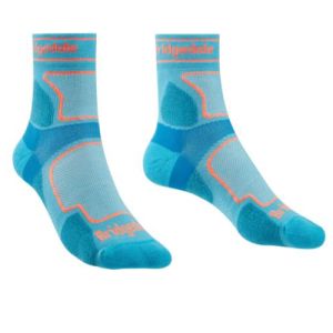 Bridgedale Ladies UltraLight T2 cooolmax 3/4 crew light blue Bridgedale Ladies UltraLight T2 cooolmax 3/4 crew light blue